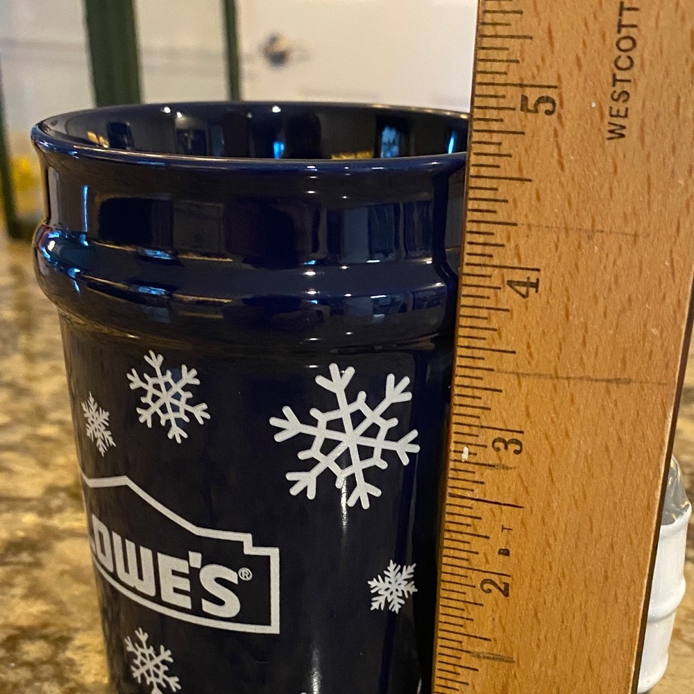 Lowe’s Blue Snowflake Mug - Picture 5 of 6